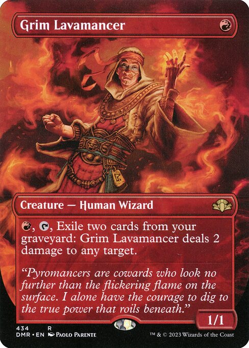 DMR: Grim Lavamancer (Borderless)