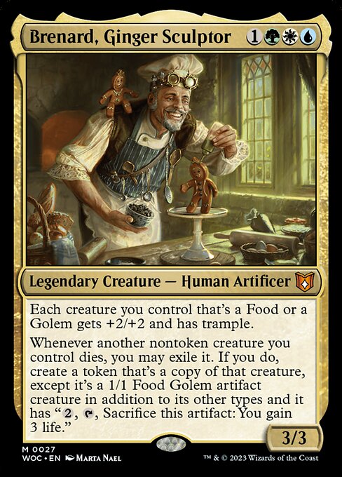 WOC: Brenard, Ginger Sculptor