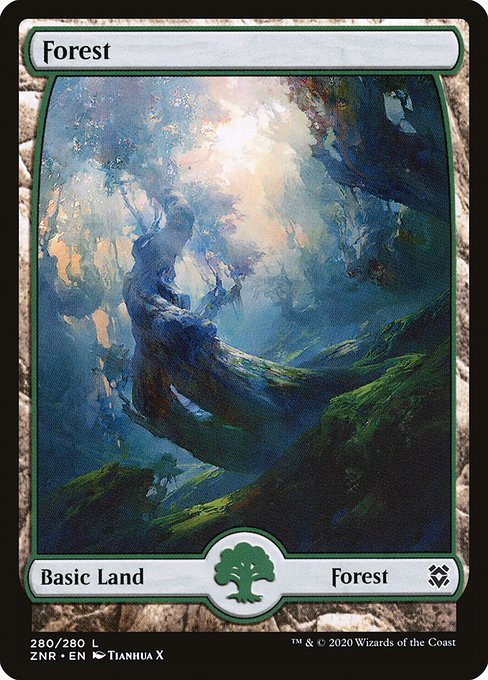 ZNR: Forest (280) - Full Art (Foil)