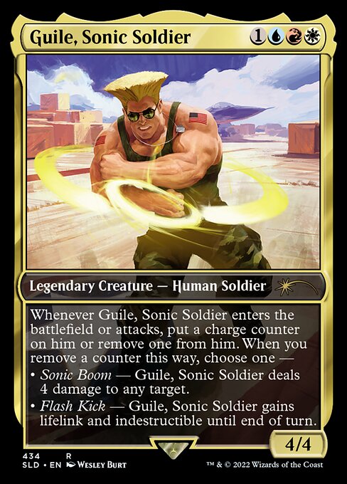 SLD: Guile, Sonic Soldier (Foil)