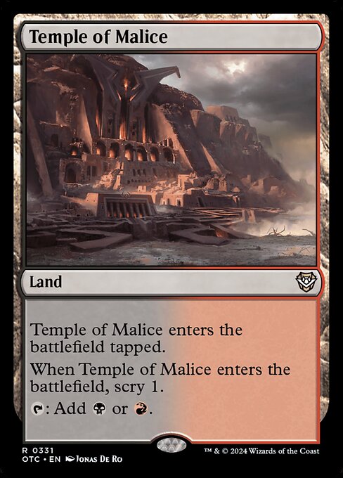 OTC: Temple of Malice