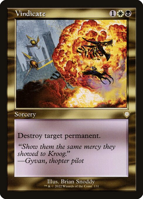 BRC: Vindicate (Retro Frame)