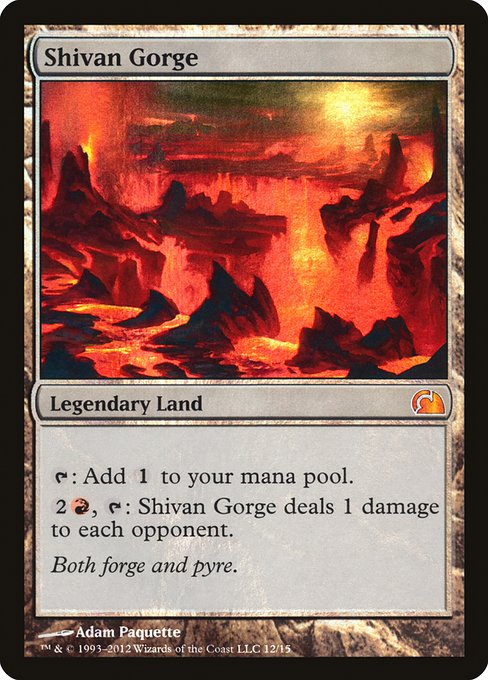 V12: Shivan Gorge (Foil)