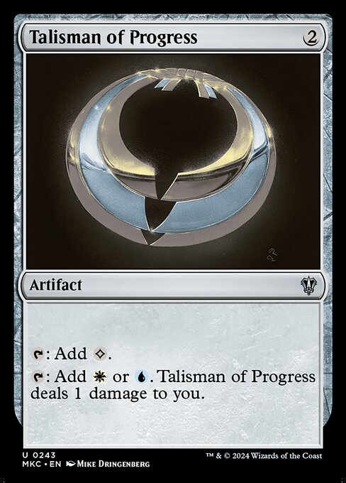 MKC: Talisman of Progress