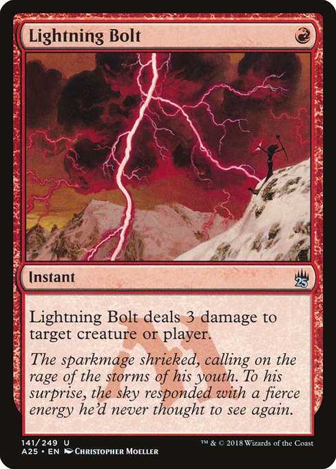 A25: Lightning Bolt (Foil)