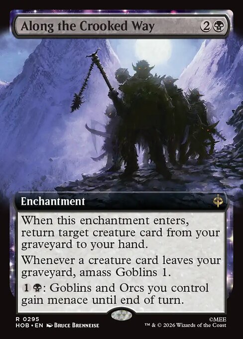 HOB: Along the Crooked Way (Extended Art) (Foil)