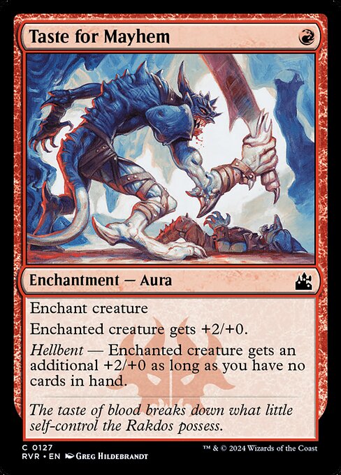 RVR: Taste for Mayhem (Foil)