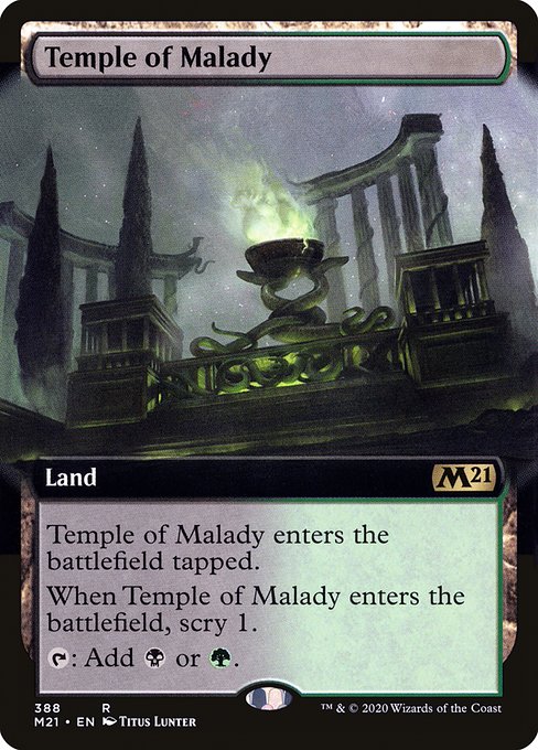 M21: Temple of Malady (Extended Art) (Foil)