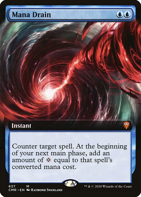 CMR: Mana Drain (Extended Art) (Foil)