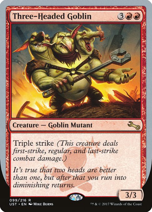 UST: Three-Headed Goblin (Foil)