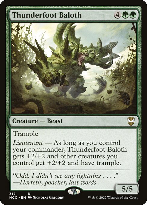 NCC: Thunderfoot Baloth