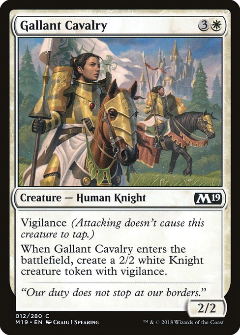 M19: Gallant Cavalry
