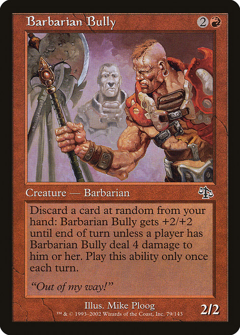 JUD: Barbarian Bully (Foil)