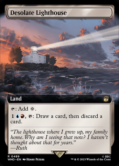 WHO: Desolate Lighthouse (Extended Art) (Foil)