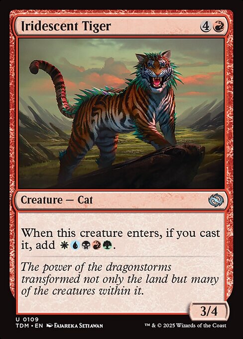 TDM: Iridescent Tiger (Foil)