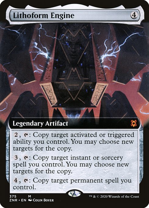 ZNR: Lithoform Engine (Extended Art) (Foil)