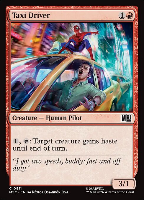 MSC: Taxi Driver (Foil)