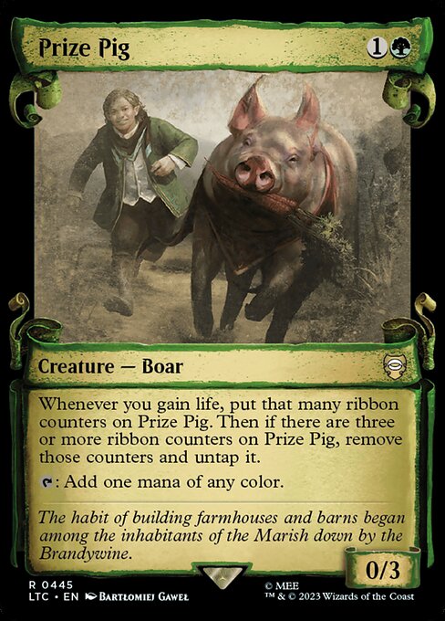 LTC: Prize Pig (Showcase Scrolls) (Foil)