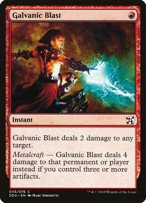 DDU: Galvanic Blast