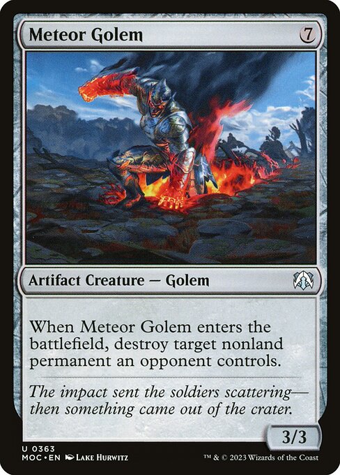 MOC: Meteor Golem