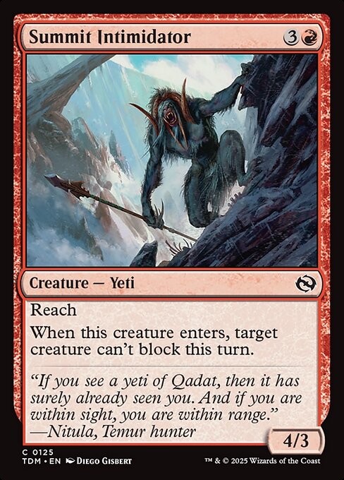 TDM: Summit Intimidator (Foil)
