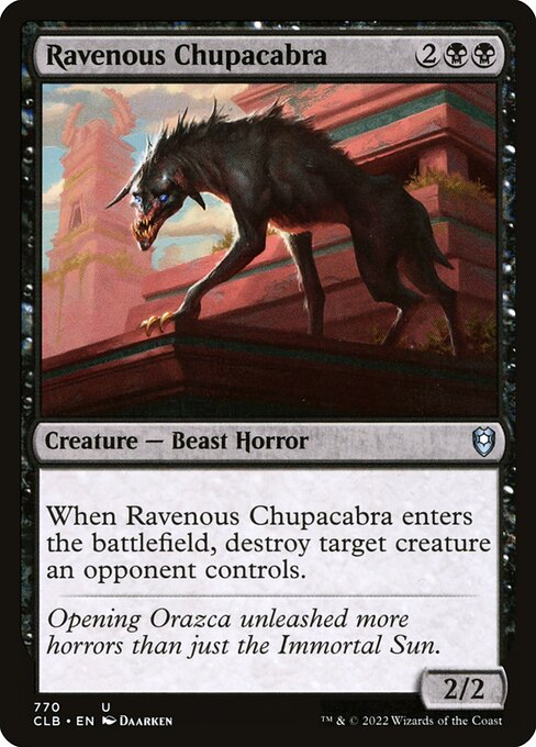 CLB: Ravenous Chupacabra
