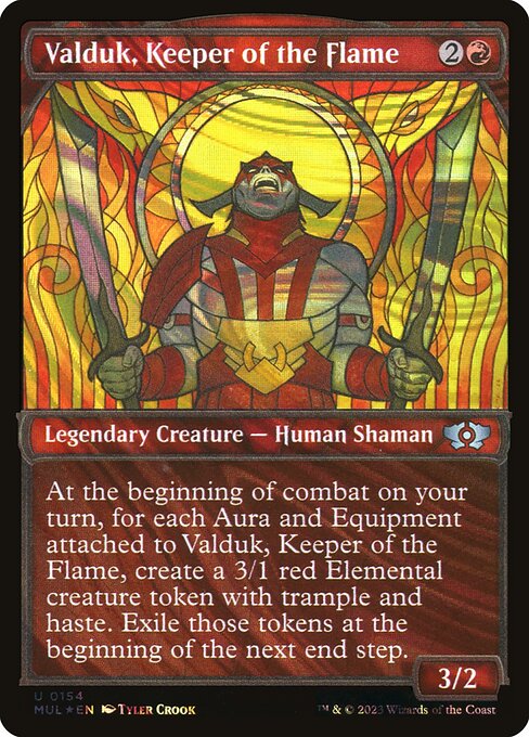 MUL: Valduk, Keeper of the Flame (Halo Foil)