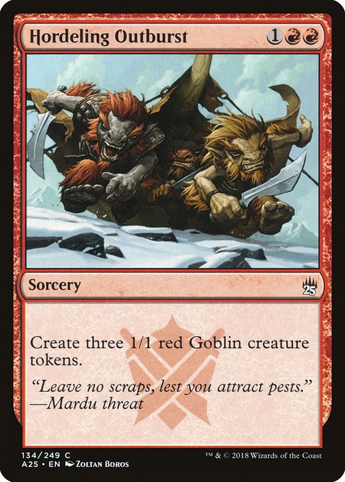 A25: Hordeling Outburst (Foil)