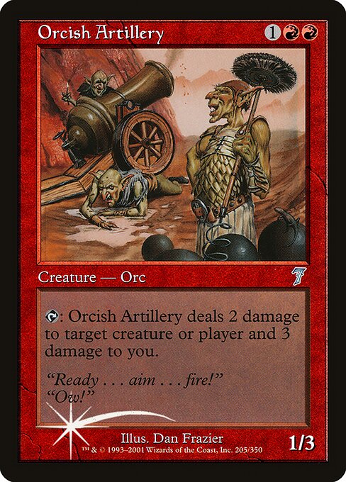 7ED: Orcish Artillery (Foil)