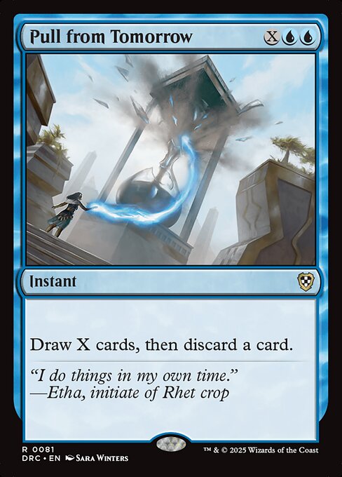 DRC: Pull from Tomorrow
