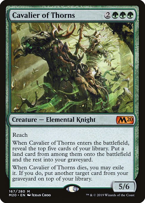 M20: Cavalier of Thorns (Foil)