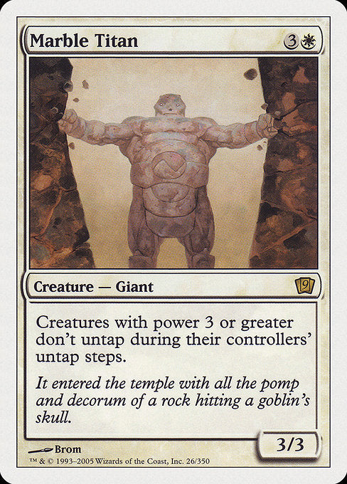 9ED: Marble Titan