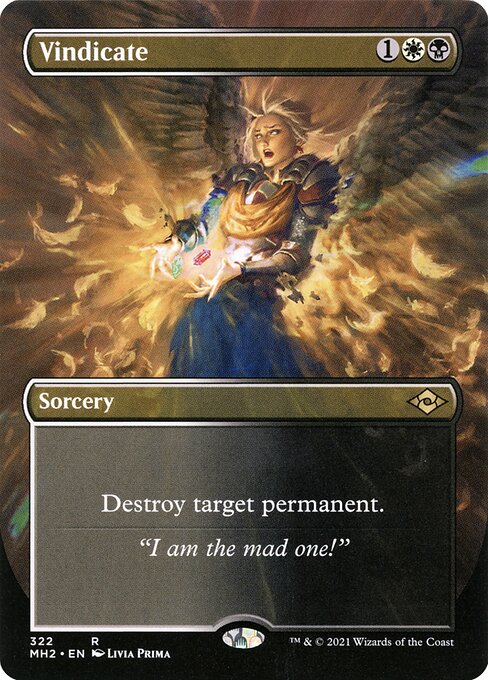 MH2: Vindicate (Borderless) (Foil)