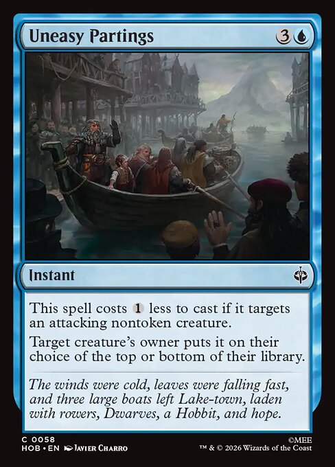 HOB: Uneasy Partings