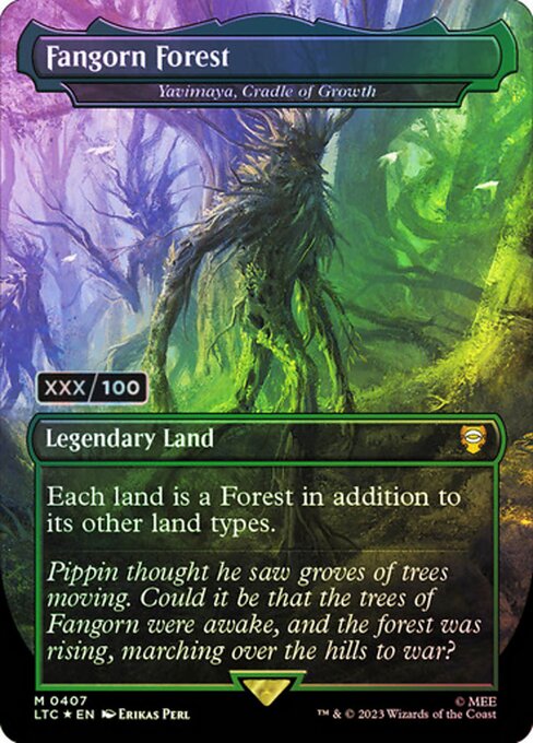 LTC: Fangorn Forest - Yavimaya, Cradle of Growth (Serial Numbered) (Foil)