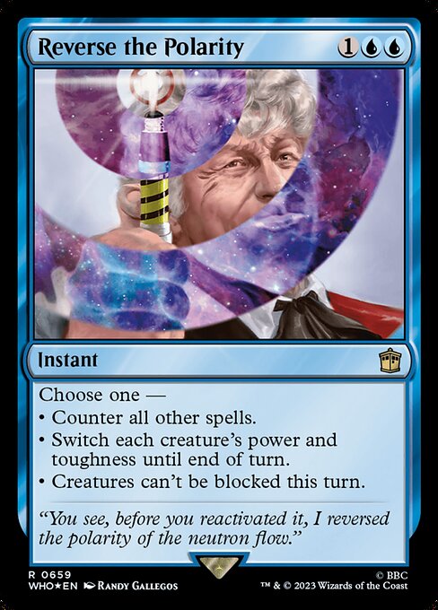 WHO: Reverse the Polarity (Surge Foil)