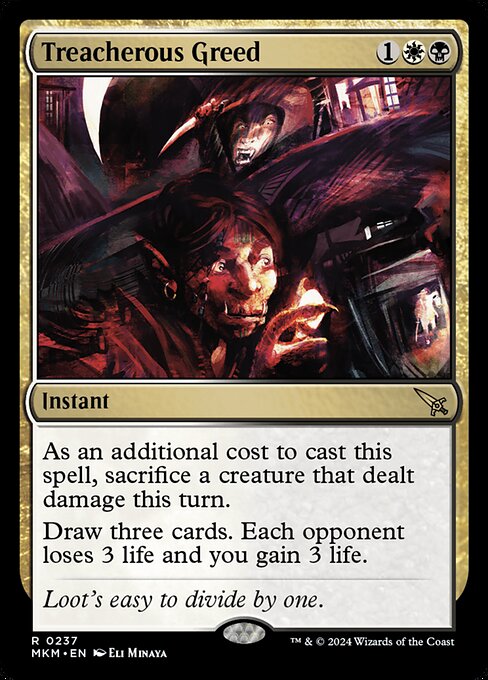MKM: Treacherous Greed (Foil)