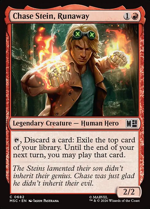 MSC: Chase Stein, Runaway