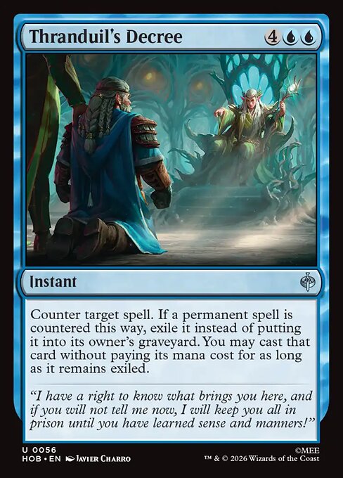 HOB: Thranduil's Decree