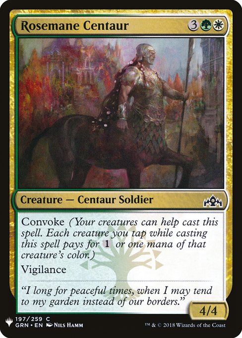 PLST: Rosemane Centaur