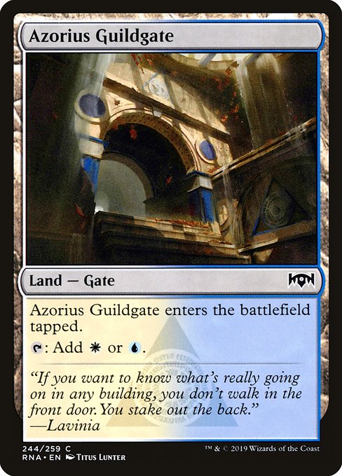RNA: Azorius Guildgate (244) (Foil)