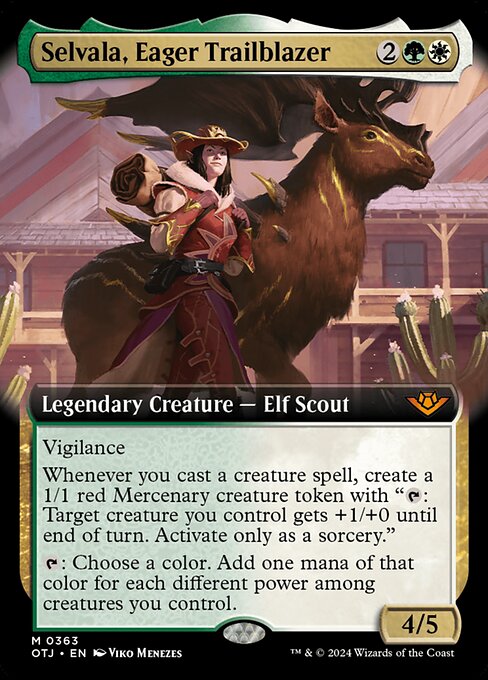 OTJ: Selvala, Eager Trailblazer (Extended Art) (Foil)