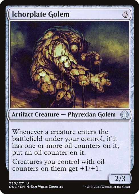 ONE: Ichorplate Golem (Foil)
