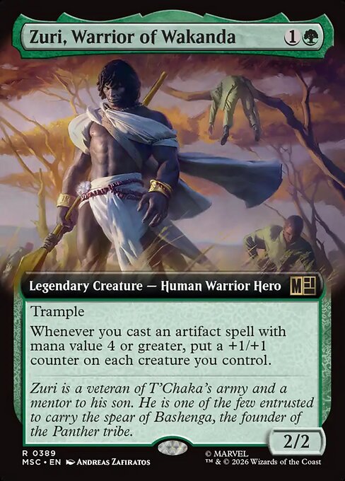 MSC: Zuri, Warrior of Wakanda (Extended Art)