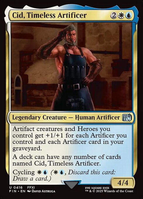 FIN: Cid, Timeless Artificer (0416) (Foil)