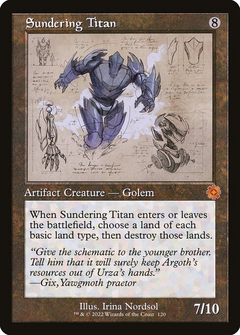 BRR: Sundering Titan (Schematic) (Foil)