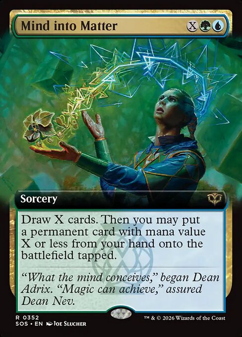 SOS: Mind into Matter (Extended Art) (Foil)