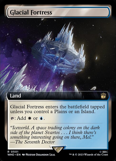 WHO: Glacial Fortress (Extended Art) (Foil)