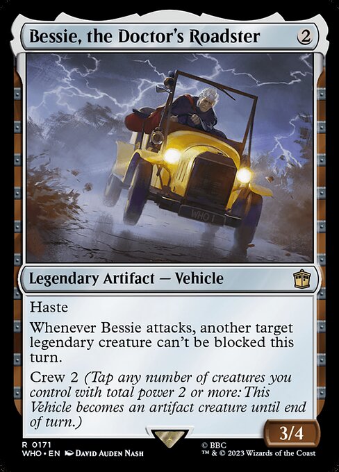 WHO: Bessie, the Doctor's Roadster (Foil)