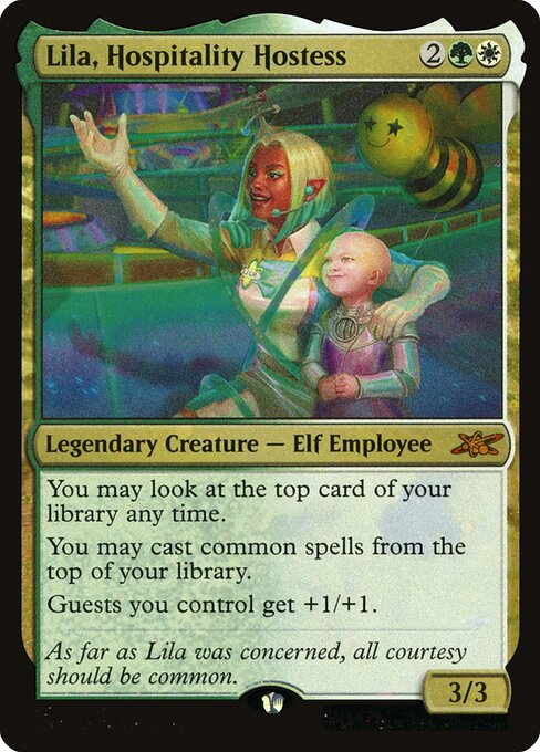 UNF: Lila, Hospitality Hostess (Galaxy Foil)